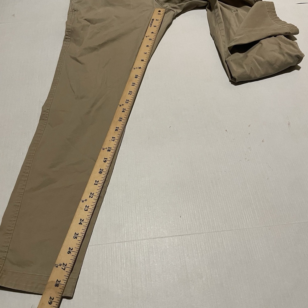 Abercrombie Fitch Pants Mens 30 X 29 Chino Felix Super Slim Stretch Beige Khaki - Picture 4 of 7